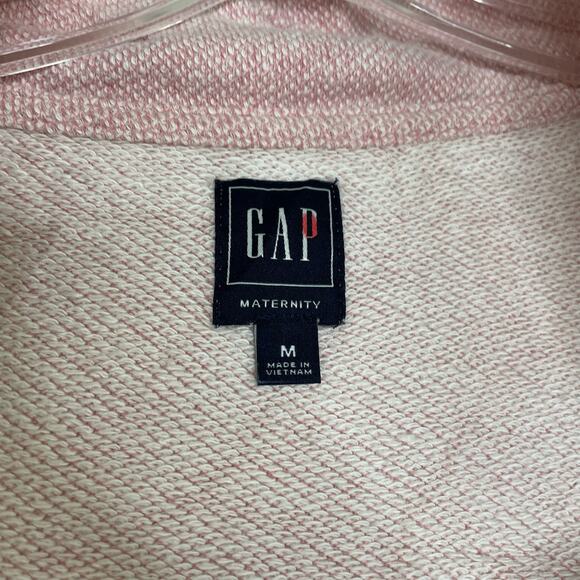 Gap Maternity pink open cardigan pockets women's Medium - Picture 7 of 14